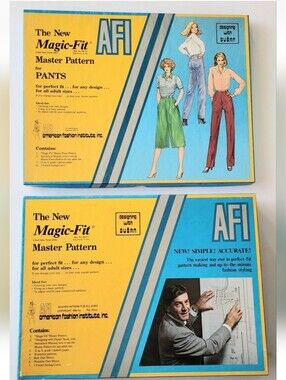 AFI MAGIC FIT DESIGNING WITH DUSAN MASTER PATTERN SET & MASTER PATTERN FOR PANTS